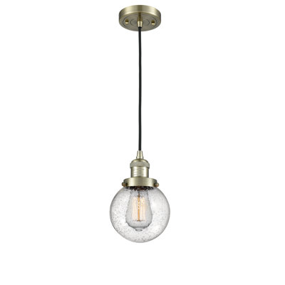 Luminaire suspendu sphère 1 lumière Zarmayr