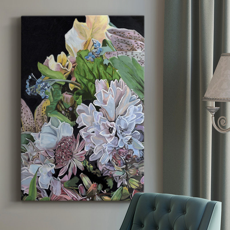 Floral Crop I - impression sur toile tendue, L 8 po x H 12 po