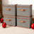 4Pack Storage Box With Flip Lid, Cotton And Linen Fabric Storage Box, Foldable Shelf Clothes Storage Cube, With Handle, Used For Wardrobe, Closet-109170218