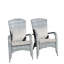 Chaise de patio avec coussins (coussin gris)-314436018-314436016