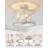 4-Light Semi Flush Mount Ceiling Light Fixture-2023718921