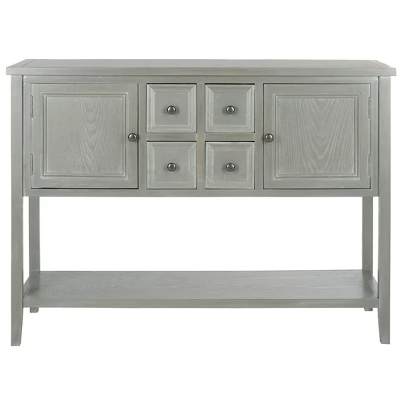 Sadie 45.7'' Solid Wood Console Table, French Gray