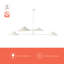 Lustre Ashford 58 po blanc antique-300854757