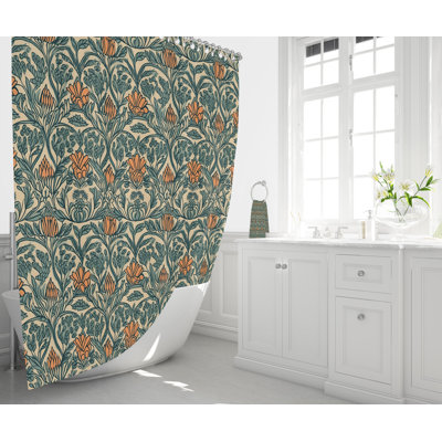Sahale Floral Shower Curtain