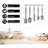 600℉ Heat Resistant BPA-Free Silicone Rubber Spatula Set,Kitchen Cooking Spatulas, Baking, Mixing for Non Stick Cookware, Dishwasher Safe, Set of 5 Grey-136922018