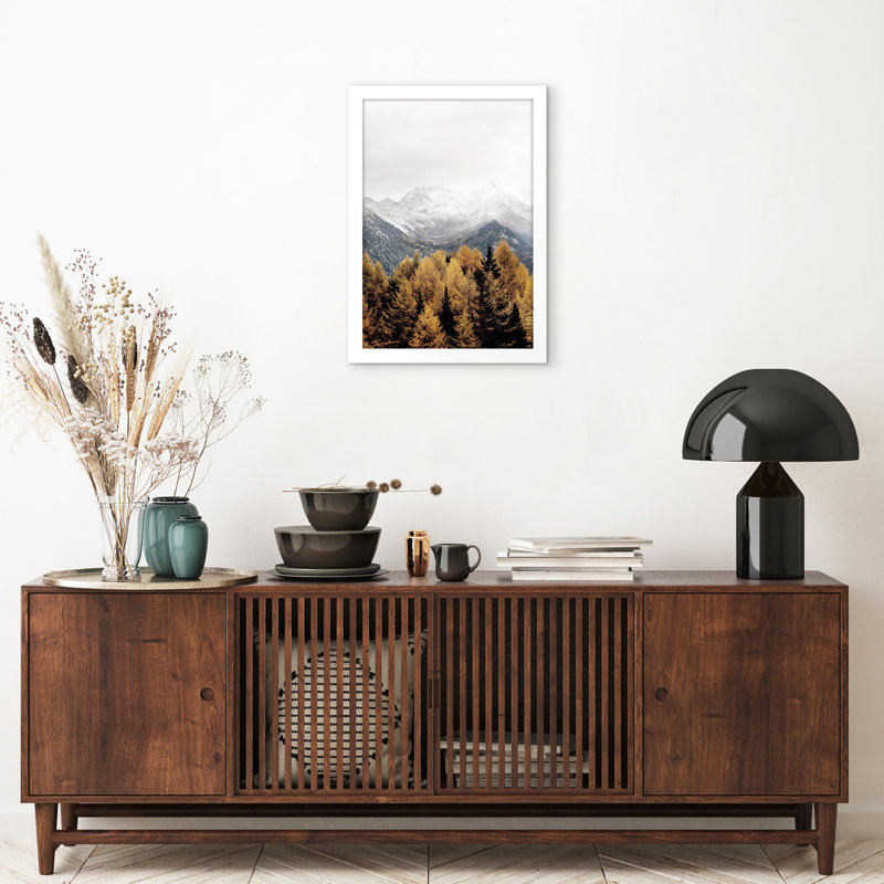 Cadre photo Khamya Gallery - Moulure en bois composite avec façade en verre, Blanc, 13 po x 19 po