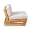 Chaise longue d'extérieur avec coussin Askel