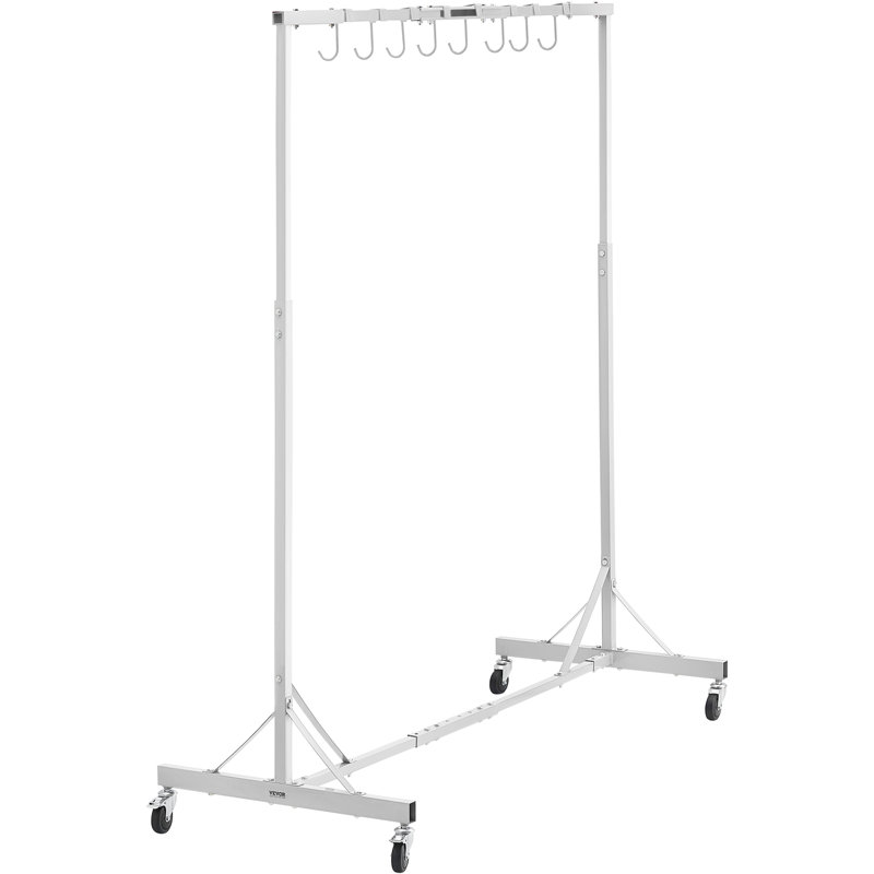 148cm W Metal Storage Rack, White