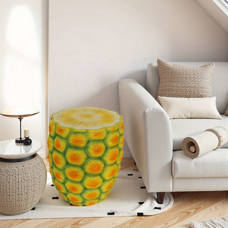 Table d'appoint ananas en résine