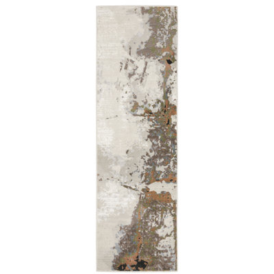 Tapis gris / brun / blanc Belinda