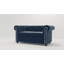 Chesterfield Hanna 2 Seater Sofa with Sleeping Function Made of Velvet Fabric with Solid Wood Legs-1796508608