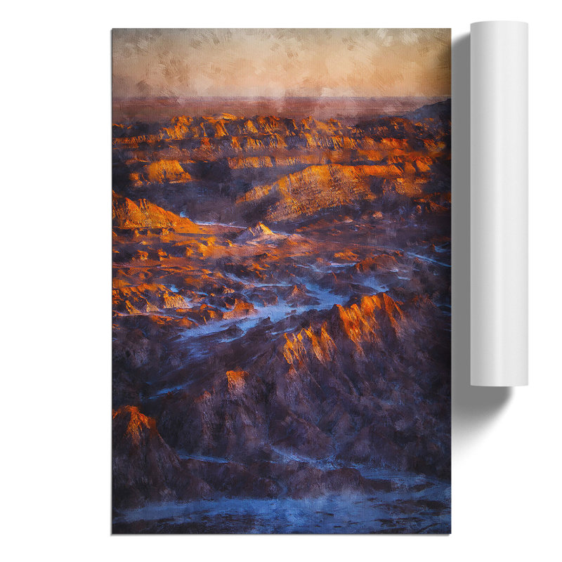 View Of The Atacama Desert In Chile - No Frame Print, 30cm H x 21cm W x 0.1cm D
