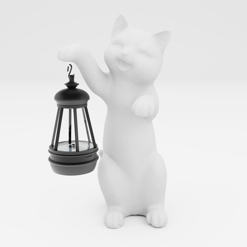 Resin Garden Statue, White