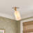 Alabaster Cylinder Flush Mount Spotlight