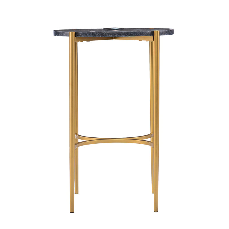 Table d'appoint Clarvin avec station de charge sans fil