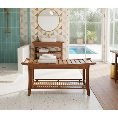 Banc en bois massif Talreja
