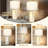 Natural Snowflake Gypsum Table Lamp
