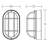 D6C4D75AD4904C45B5C8A28FCEC3D7BD 8-1/2 In. Outdoor LED Nautical Wall Fixture, 3000k, White-1334308474