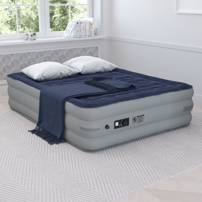 Coralie 18" Air Mattress - ETL Certified Internal Electric Pump and Carrying Case by The Twillery Co.