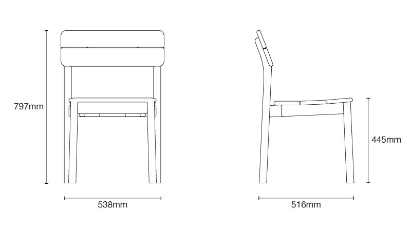 Tanso Outdoor Dining Side Chair