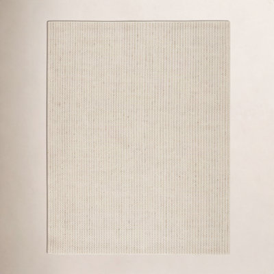 Alton Cream Hand-Woven Striped Wool Jute Rug
