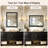 30X40" Floating Modern Bathroom Mirror, Beveled Aluminum Frame Wall Mirror For Vanity, Anti-Rust Hd Copper-Free Silver Mirror, Vertical/Horizontal Easy Installation, Brushed Black-391333730