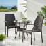 Tullos 2 - Person Wicker Patio Dining Set with Round Table