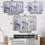Ensemble d'art mural Maumelle - Lilas-107746782-107746774