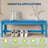 Outdoor Bench, Curved Backless Garden Bench, HDPE, Weatherproof, Patio Porch Park, Blue-612458854