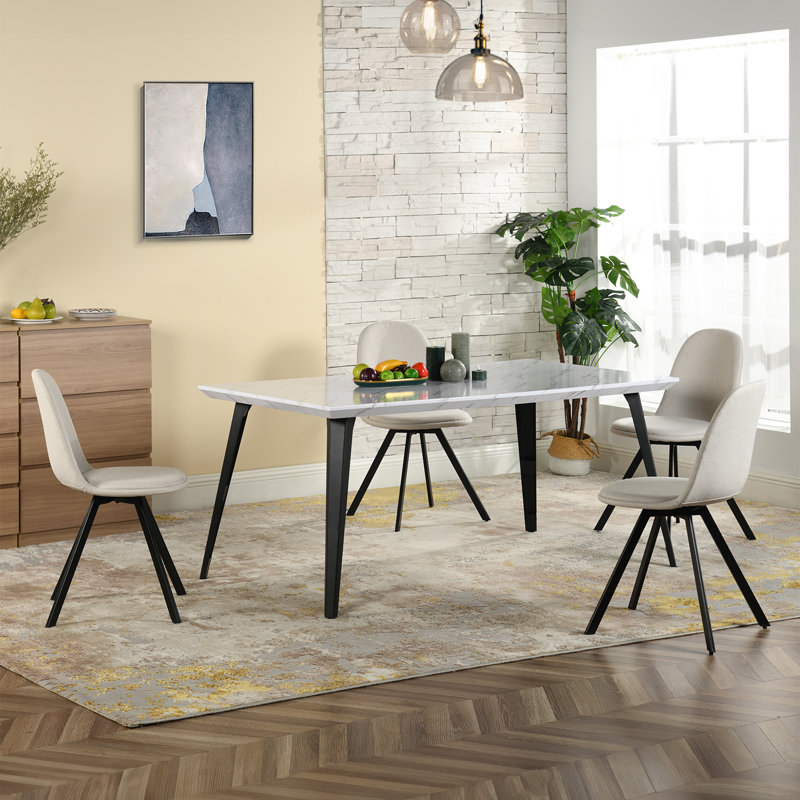 Jahnae Metal Base Dining Table