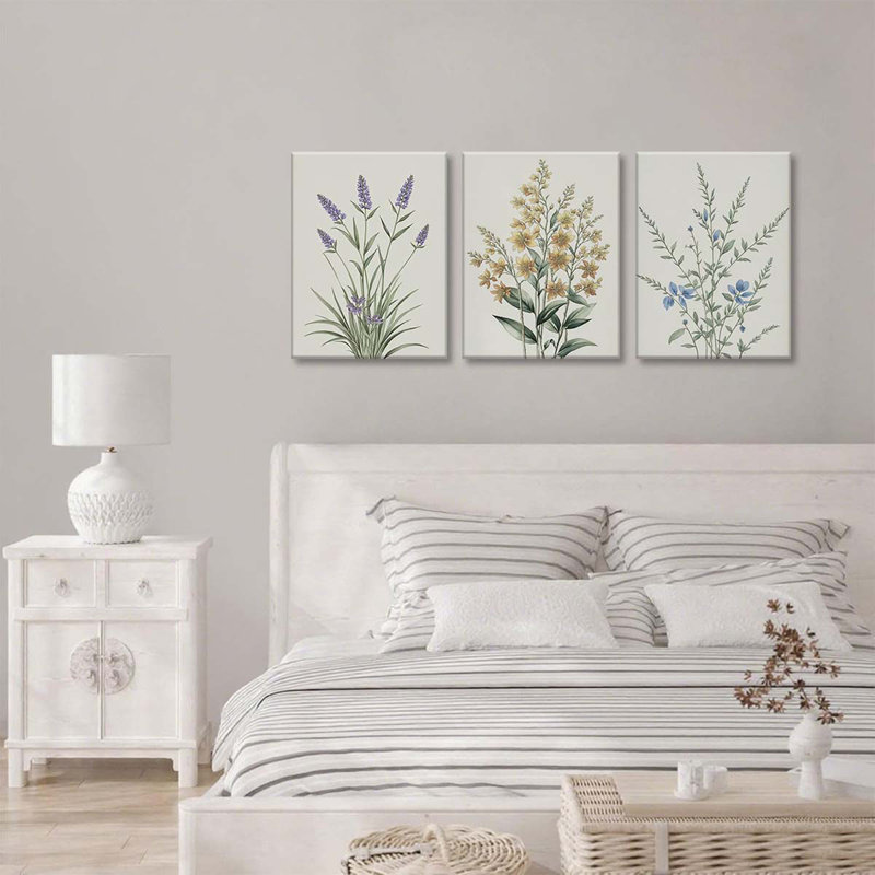 3 Piece Wrapped Canvas Print, 30 cm H x 40 cm W