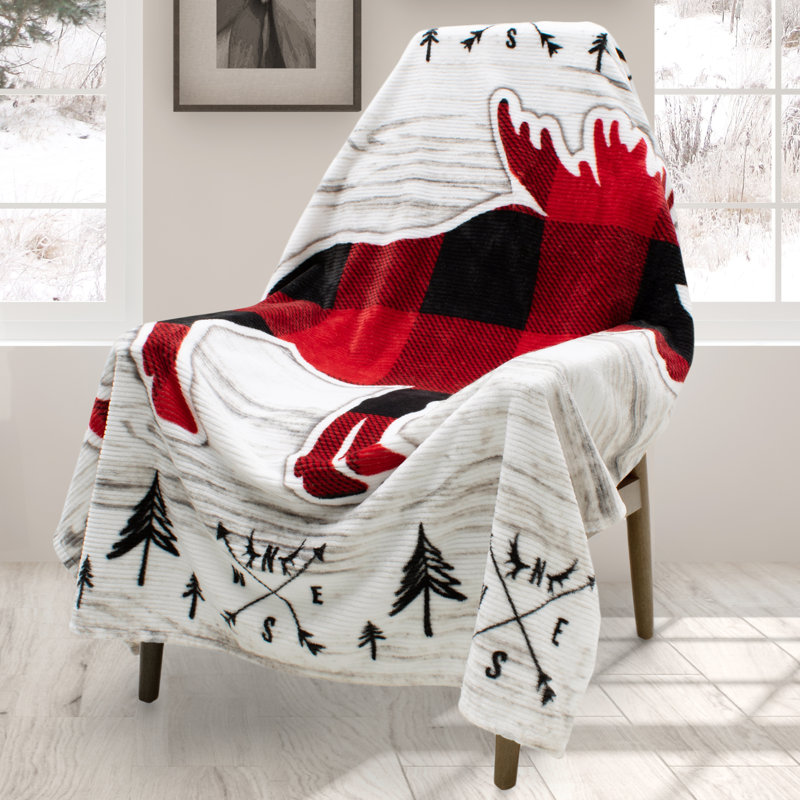  Jeté Flannel Buffalo Moose