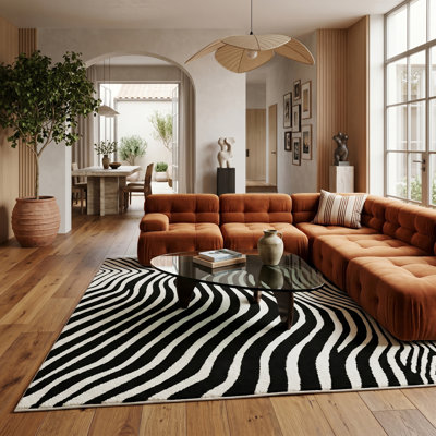 Rug Branch Alinda Collections Abstract Cream Indoor Area Rug