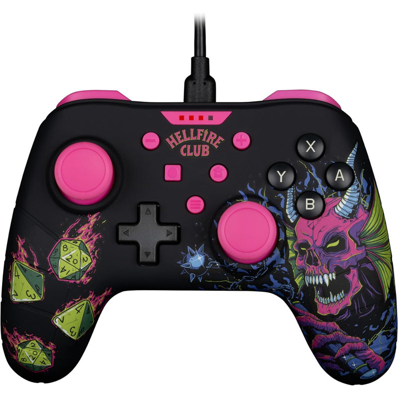 Stranger Things Nintendo Switch Wired Controller