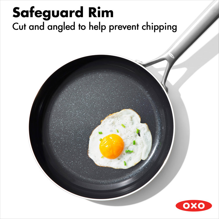 OXO Mira 3-Ply Stainless Steel Non-Stick Frying Pan Set, 8 and 10