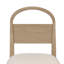 Chaise en bois à dossier arqué (ensemble de 2)