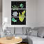 « succulent plante chart iii », reproduction d’art sur toile tendue-19158948