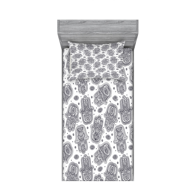 Microfiber Sheet Set, Twin XL Sheet Set with Fitted Sheet
