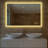 Wall Mounted Bathroom Vanity Mirror with LED Lights, Frameless Modern Bathroom Wall Mirror with Dimmable Lighting and Defogger-1163771449