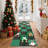 Washable Area Rug 8x10 Modern Ultra Soft Bedroom Rug with Non Slip Backing, Non Shedding Stain Resistant Carpet, Christmas Checkered Low Pile Portable Floor Cover for Living Room, Green-580581477-574677070