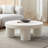 Cream style creative round coffee table