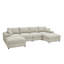 Canapé modulaire réversible avec repose-pieds Anchoretta-1391963665