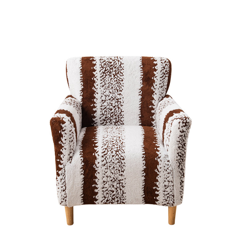 Housse pour fauteuil Banquet - Housse de canapé en tissu moelleux, Gris