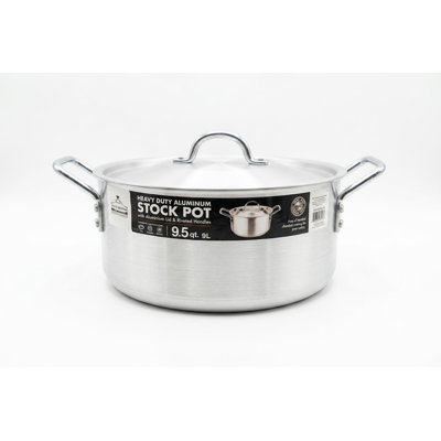9.5 Qt. Heavy Duty Aluminum Stock Pot