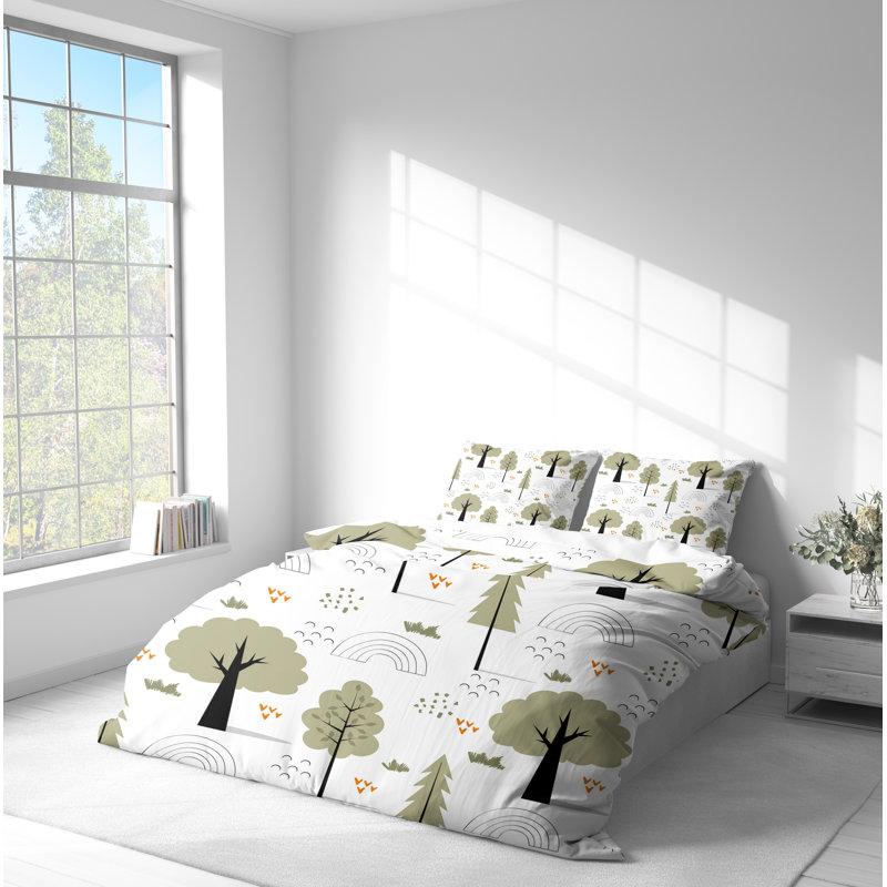 Abstract Duvet Cover, King Duvet Cover + 2 King Shams