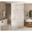 Frameless Shower Door 56-60 "W X 60" H, 1/4 "(6 Mm) Clear Tempered Glass, Stainless Steel Handle-120178795-120178797