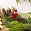 Ensemble de 2 - guirlande de Noël de 6 pi avec pommes de pin et baies rouges