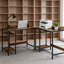 100Cm Rectangular with Hutch Computer Desk
