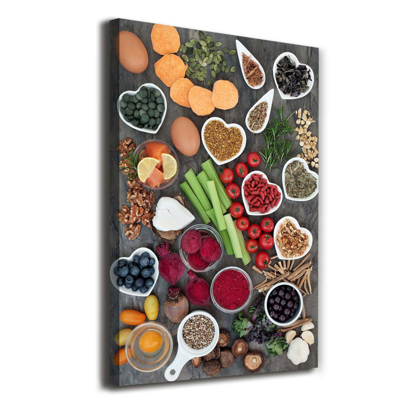 Healthy Food - Wrapped Canvas Print