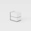 Table de chevet 2 tiroirs en plastique blanche Bellemy